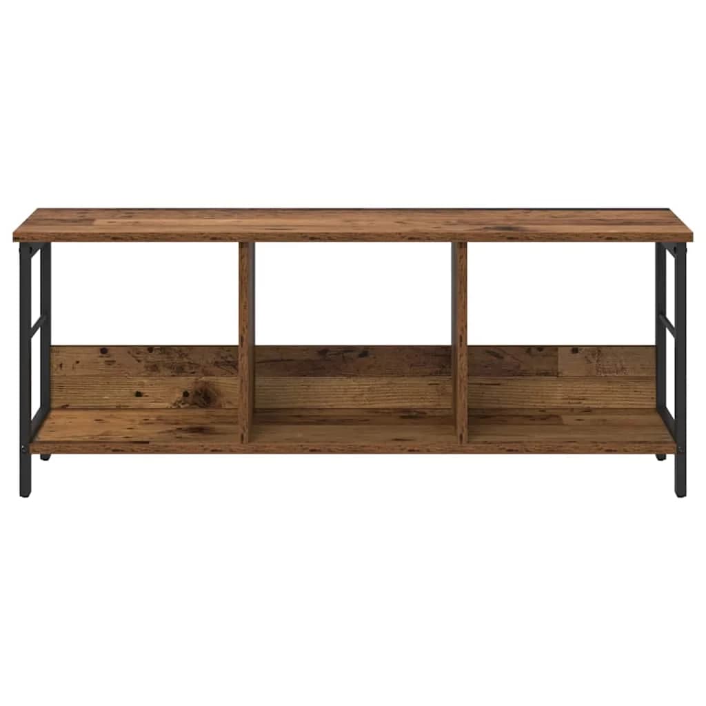 Knjižna polica 3 nivojev 102 x 32 x 40,5 cm Inženirski les - slika 5