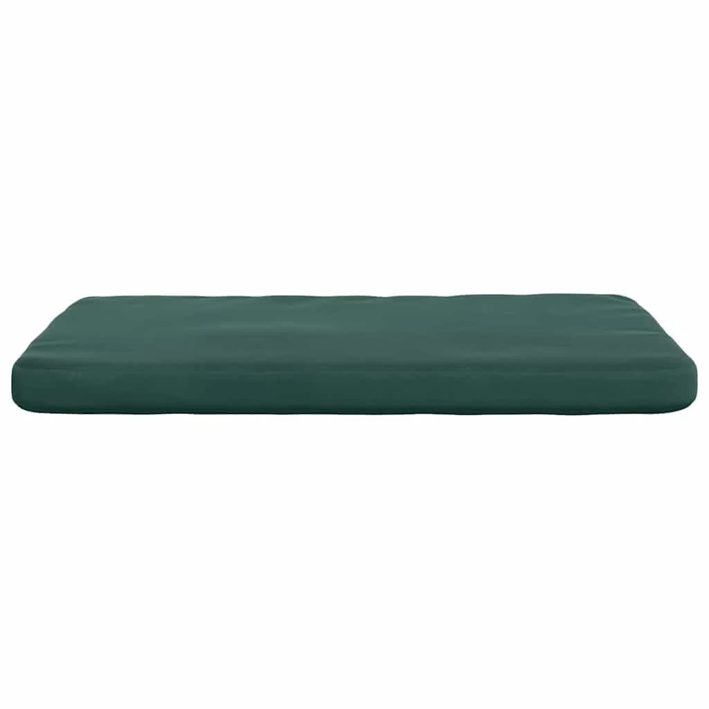 Sedežne blazine 4 kos Žamet Temno zelena 40 x 40 x 3 cm - slika 6