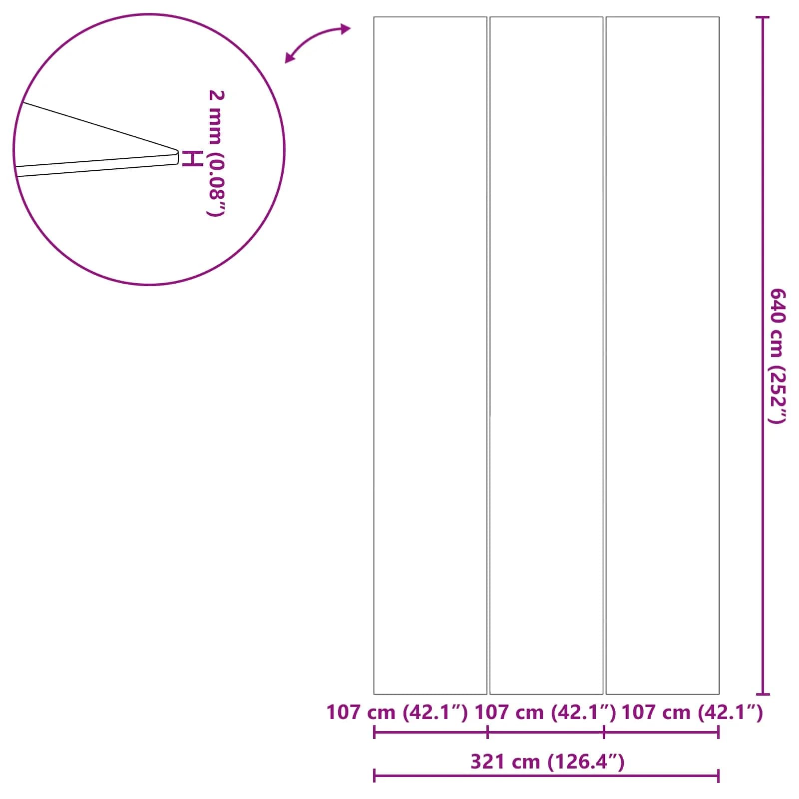 Podloga za bazen Črna 640 x 321 x 0,1 cm Netrdno blago - slika 10