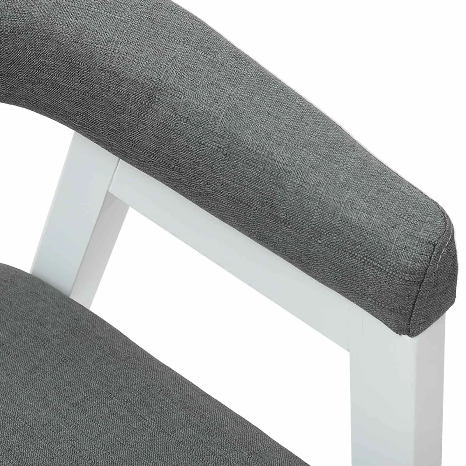 Jedilni stoli 2 kos Masivno gumovo les Bela 54 x 57 x 73 cm - slika 8
