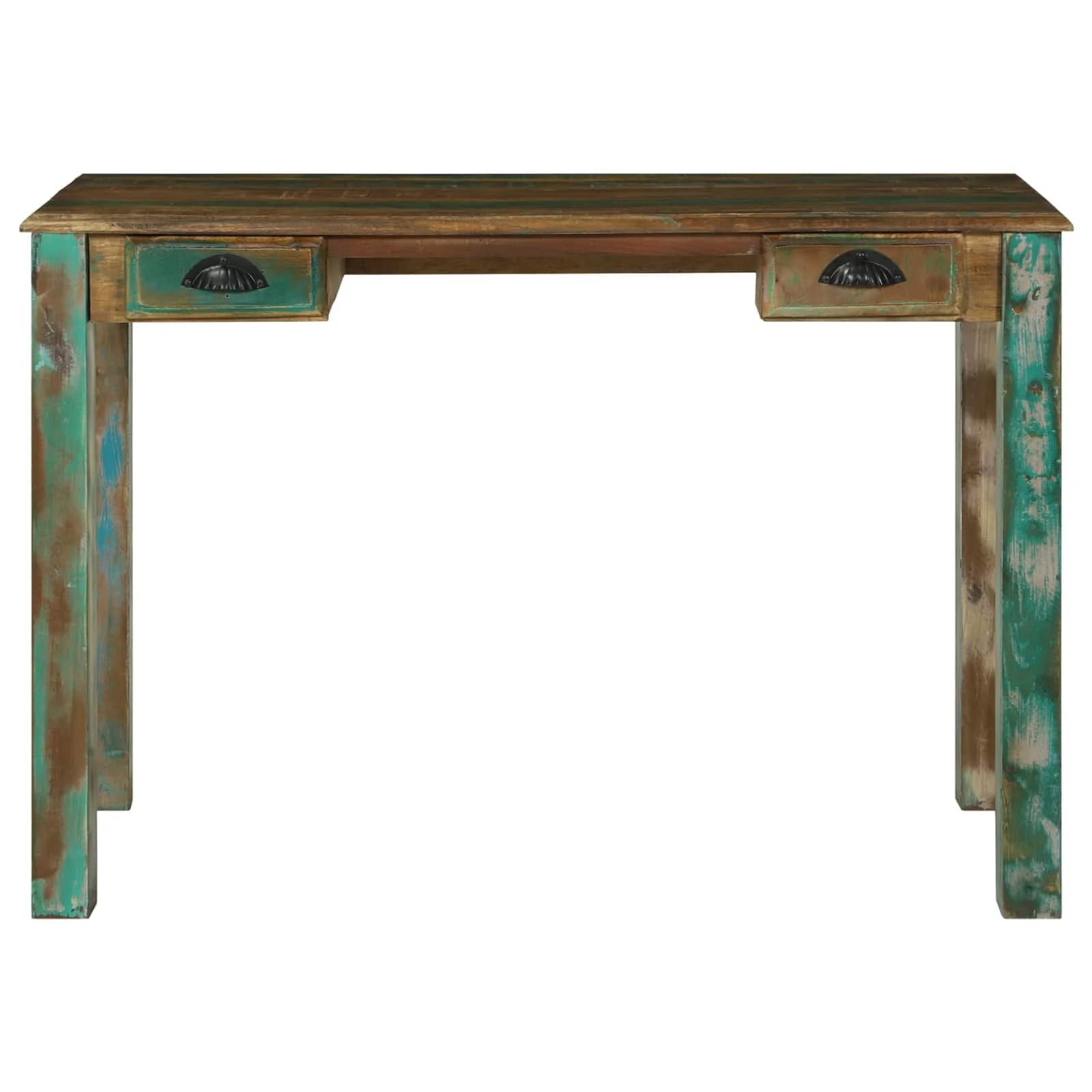 Pisalna miza Rjava 112 x 55 x 76 cm Trdna obnovljena les - slika 5