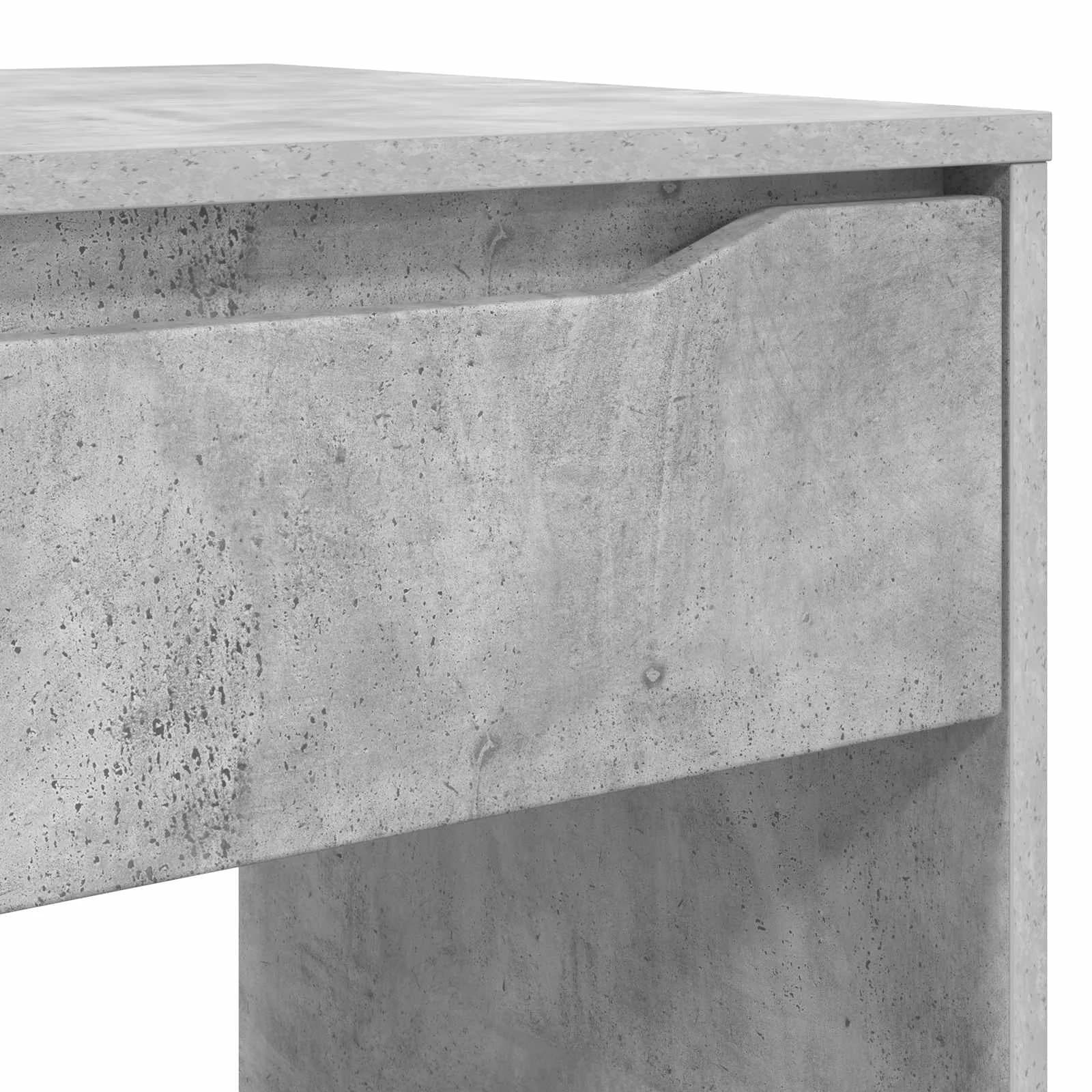 Miza s predalom Beton Siva 100 x 50 x 78 cm Konstruirano leseno - slika 10