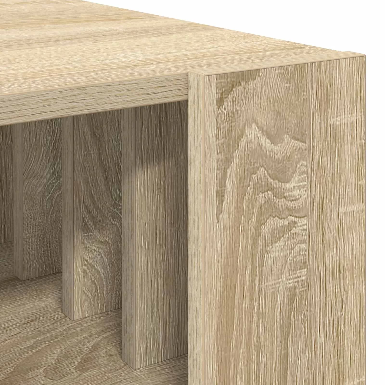 Klubska miza Sonoma hrast 66 x 49,5 x 45 cm Inženirski les - slika 8