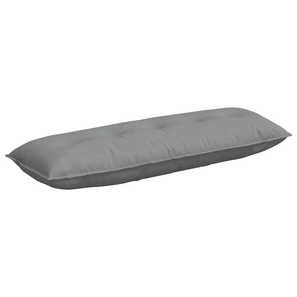 Poglavni vzglavnik Svetlo siva 140 x 19 x 50 cm blago - slika 2
