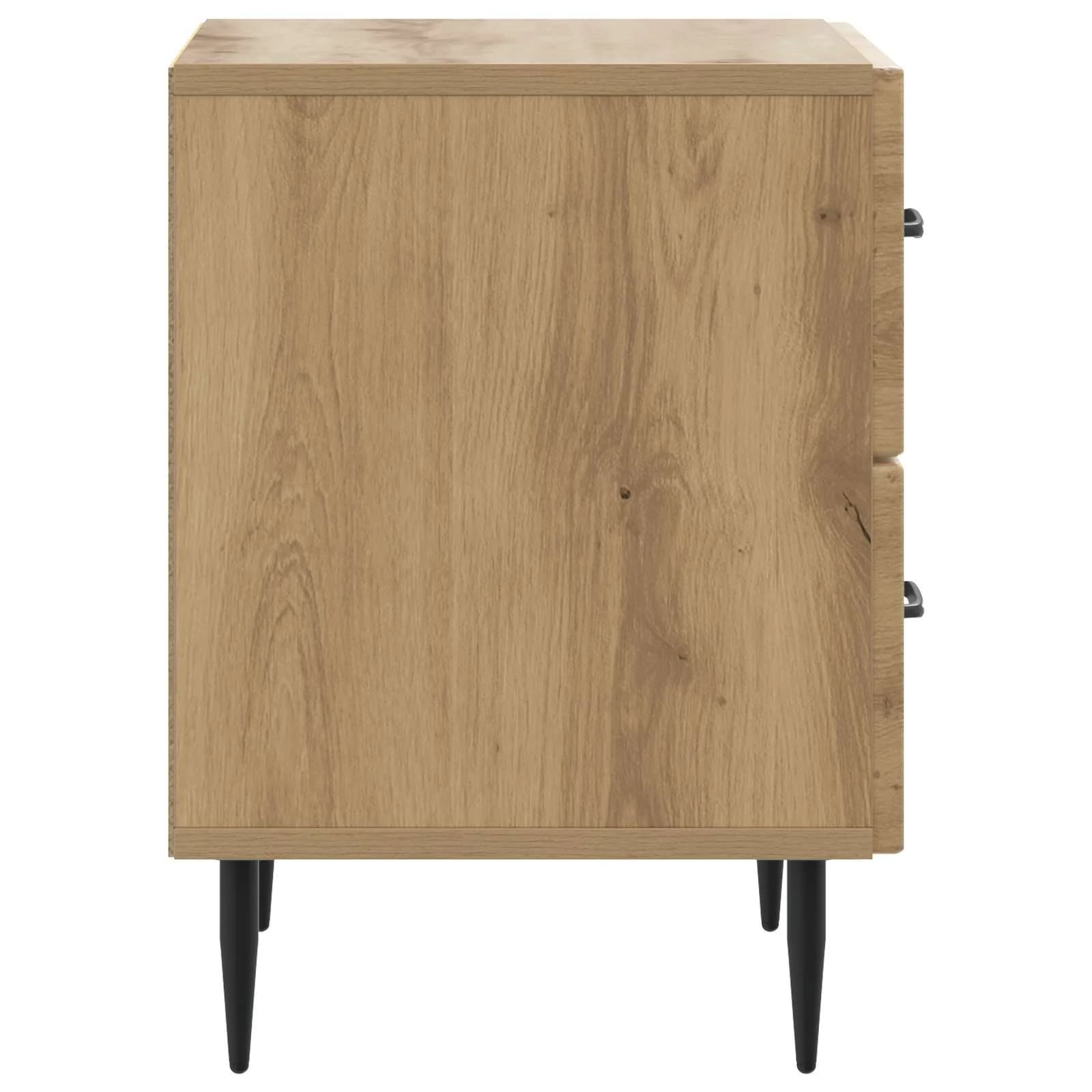 Nočna omarica Artisan hrast 43 x 34,5 x 47,5 cm Inženirski les - slika 6