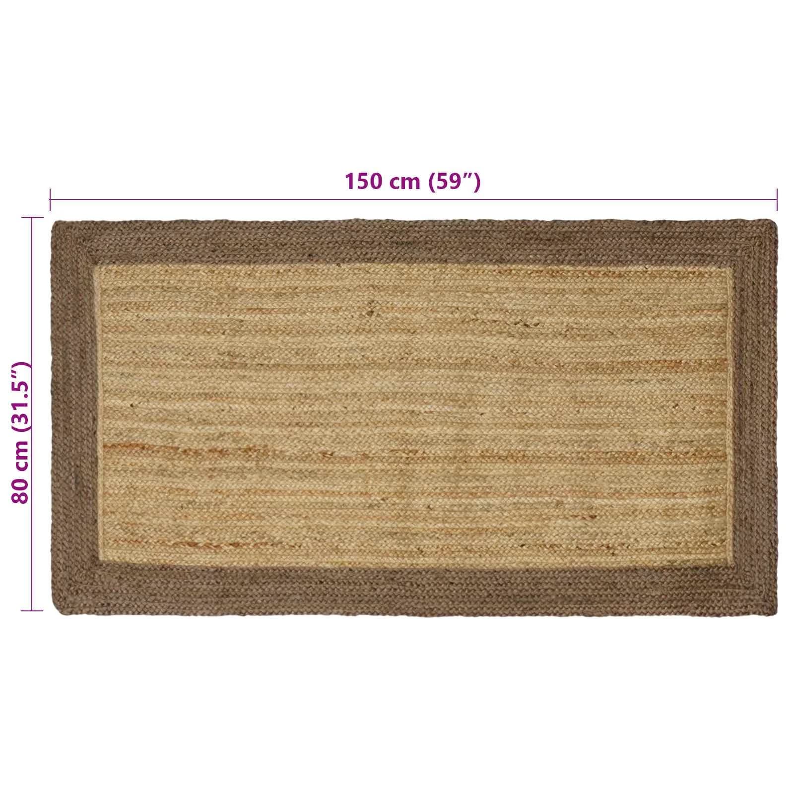 Preproge za površine Siva 80 x 150 cm Juta - slika 8