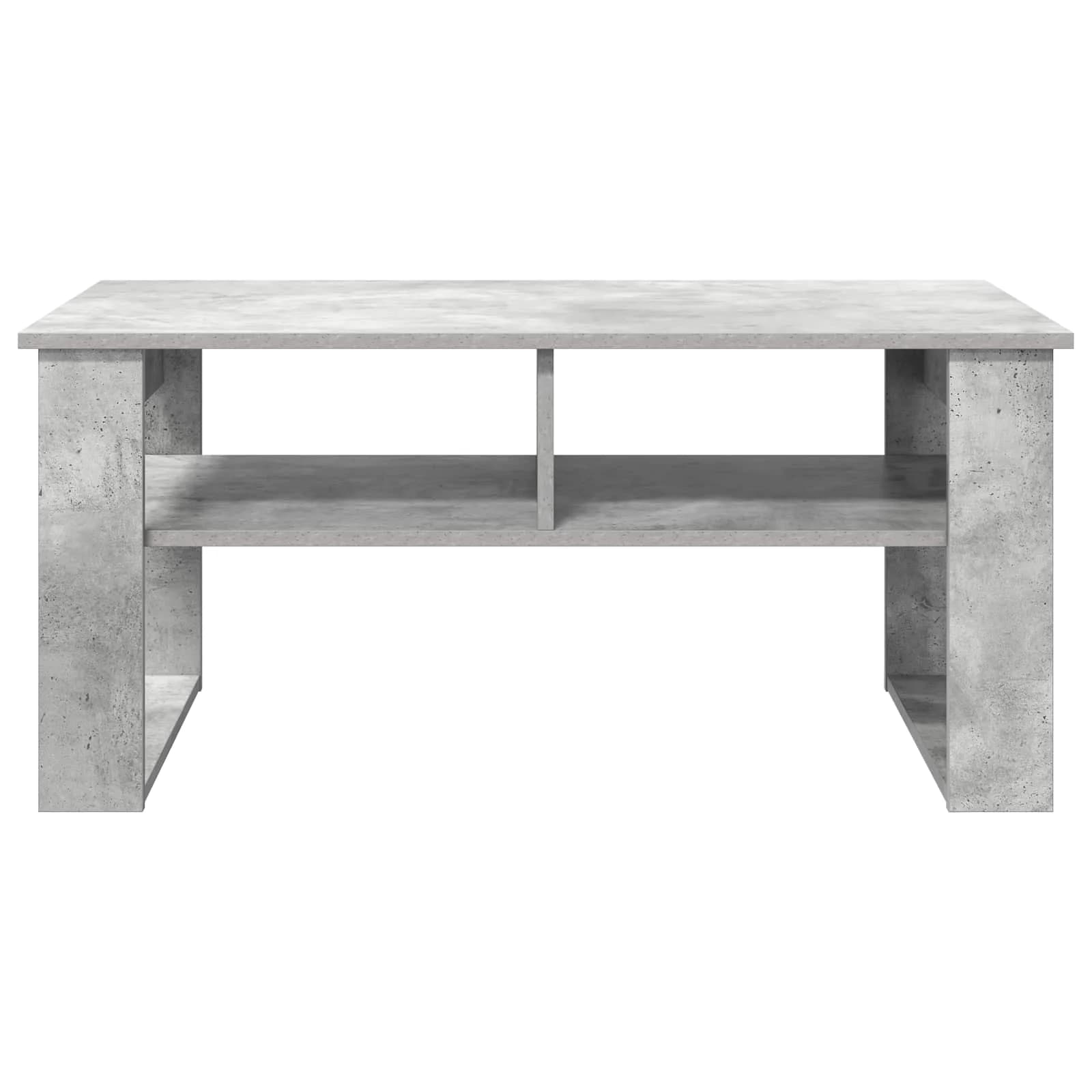 Klubska miza Betonsko siva 96 x 54 x 44 cm Inženirski les - slika 5