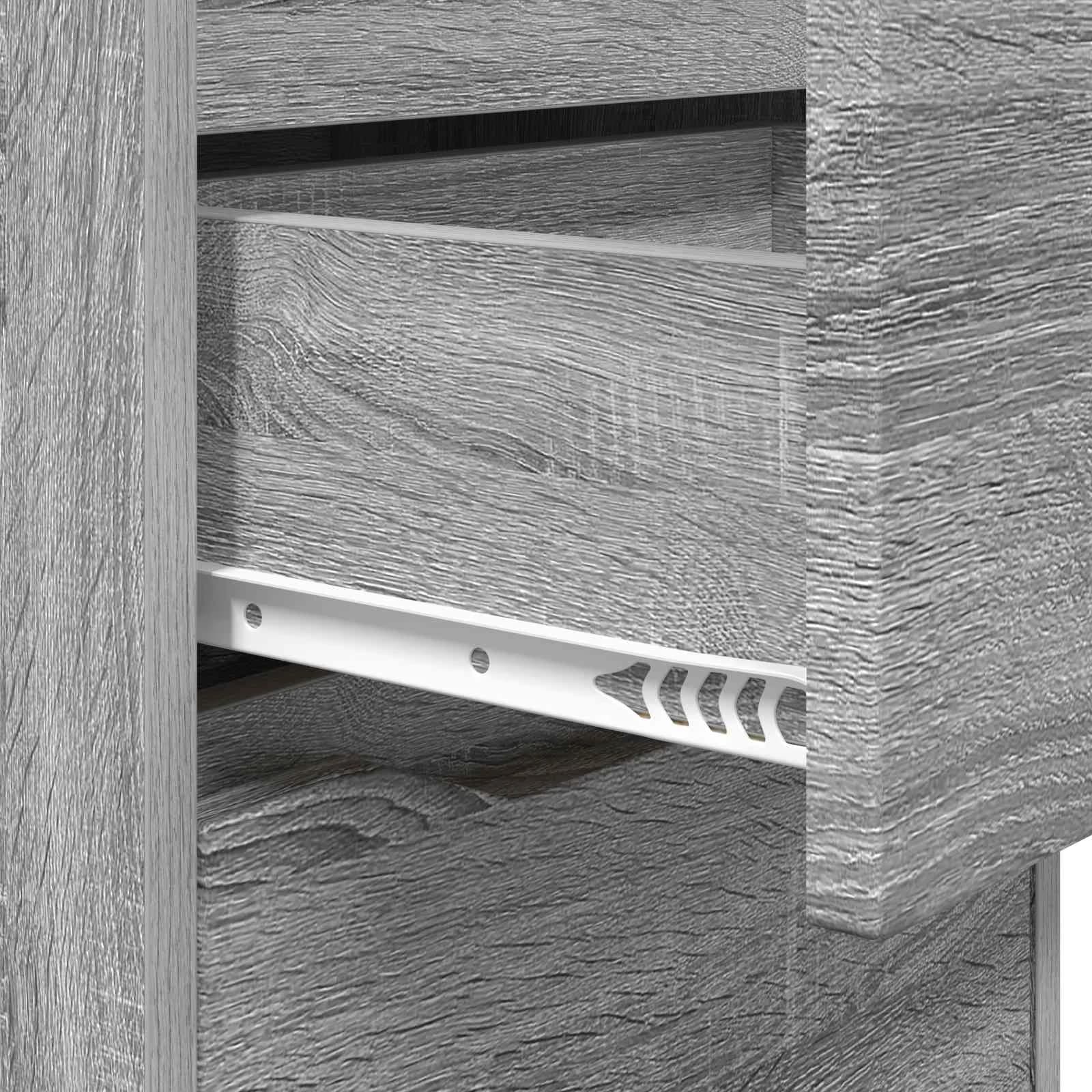 Posteljne mize 2 kos Siva Sonoma 40 x 30 x 467 cm - slika 9