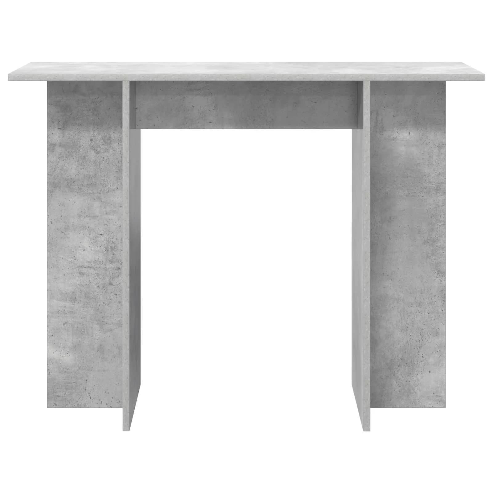 Konzolna miza Betonsko siva 100 x 30 x 75 cm Inženirski les - slika 5