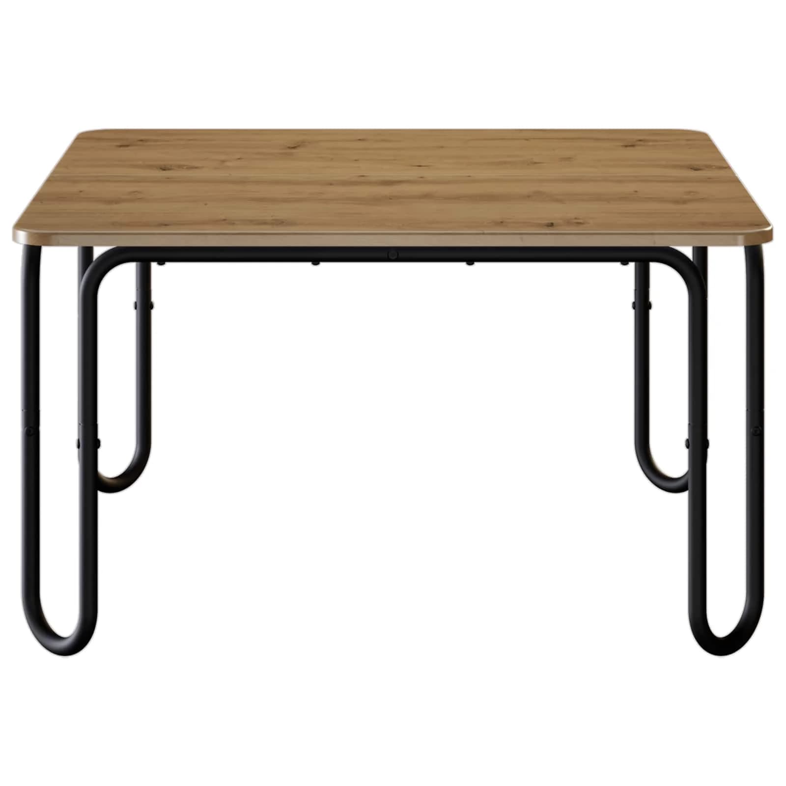 Klubska miza Artisan hrast 100 x 100 x 45 cm Inženirski les - slika 4