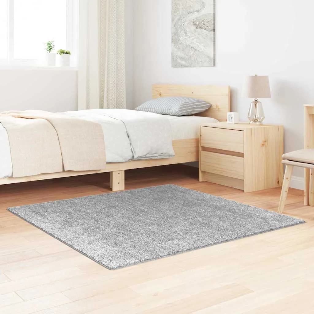 Antiskluzna Shaggy Preproga Siva 120 x 120 cm PP