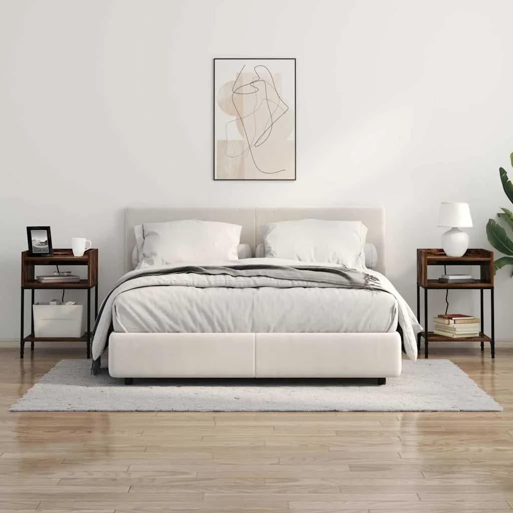 Nočna omarica Dimljeni oreh 40 x 40 x 61 cm Inženirski les - slika 4
