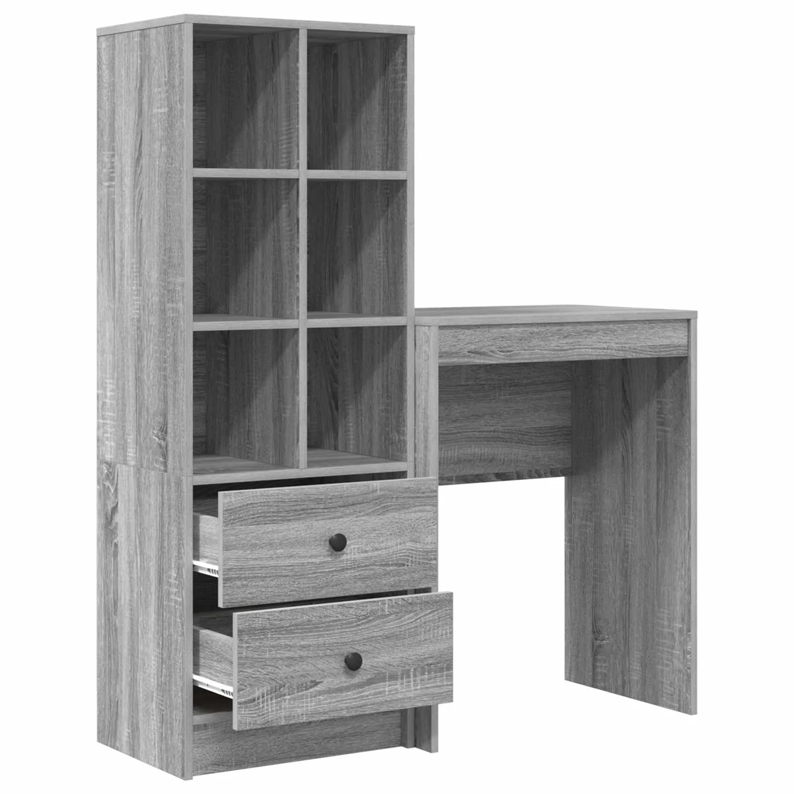 Miza Siva Sonoma 105,5 x 34 x 127 cm 2 kos - slika 7