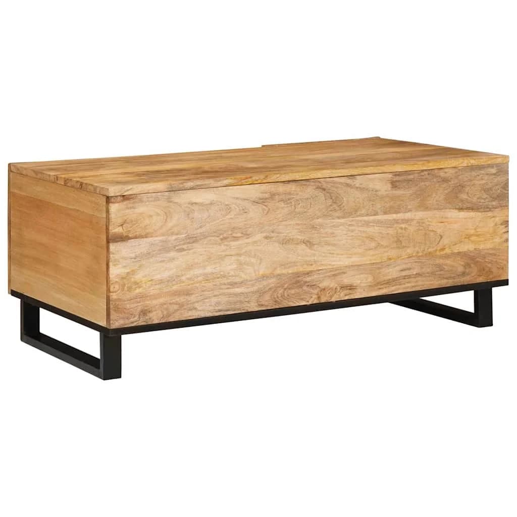 Klubska miza Umetni hrast 100 x 54 x 40 cm Masiven les manga - slika 5