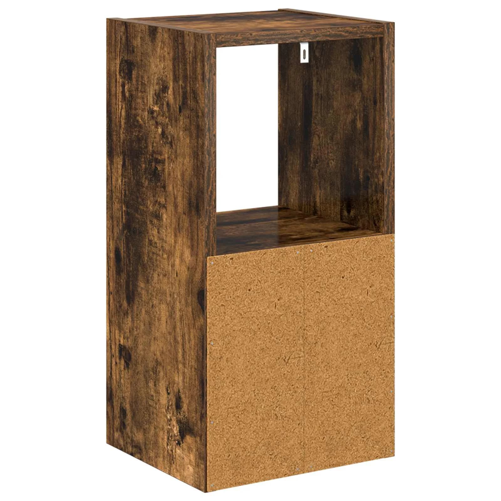 Nočna omarica Dimljeni oreh 25,5 x 22 x 49,5 cm Inženirski les - slika 8