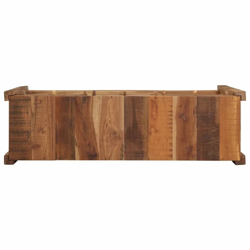 Konzolna miza Rjava 107 x 33 x 76 cm Trdna obnovljena les - slika 7