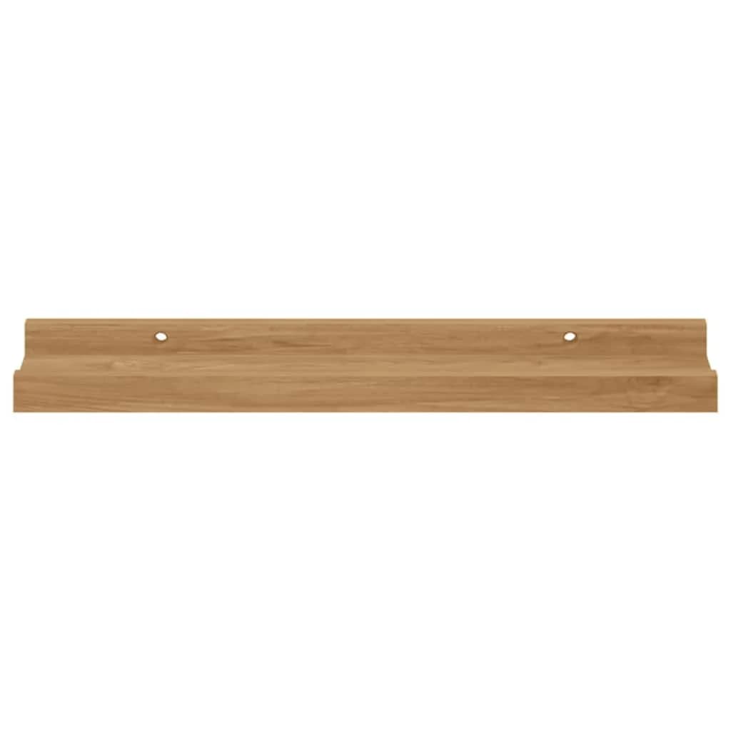 Stenska polica Montaža za steno 4 kos Rjava 40 x 9 x 3 cm - slika 7