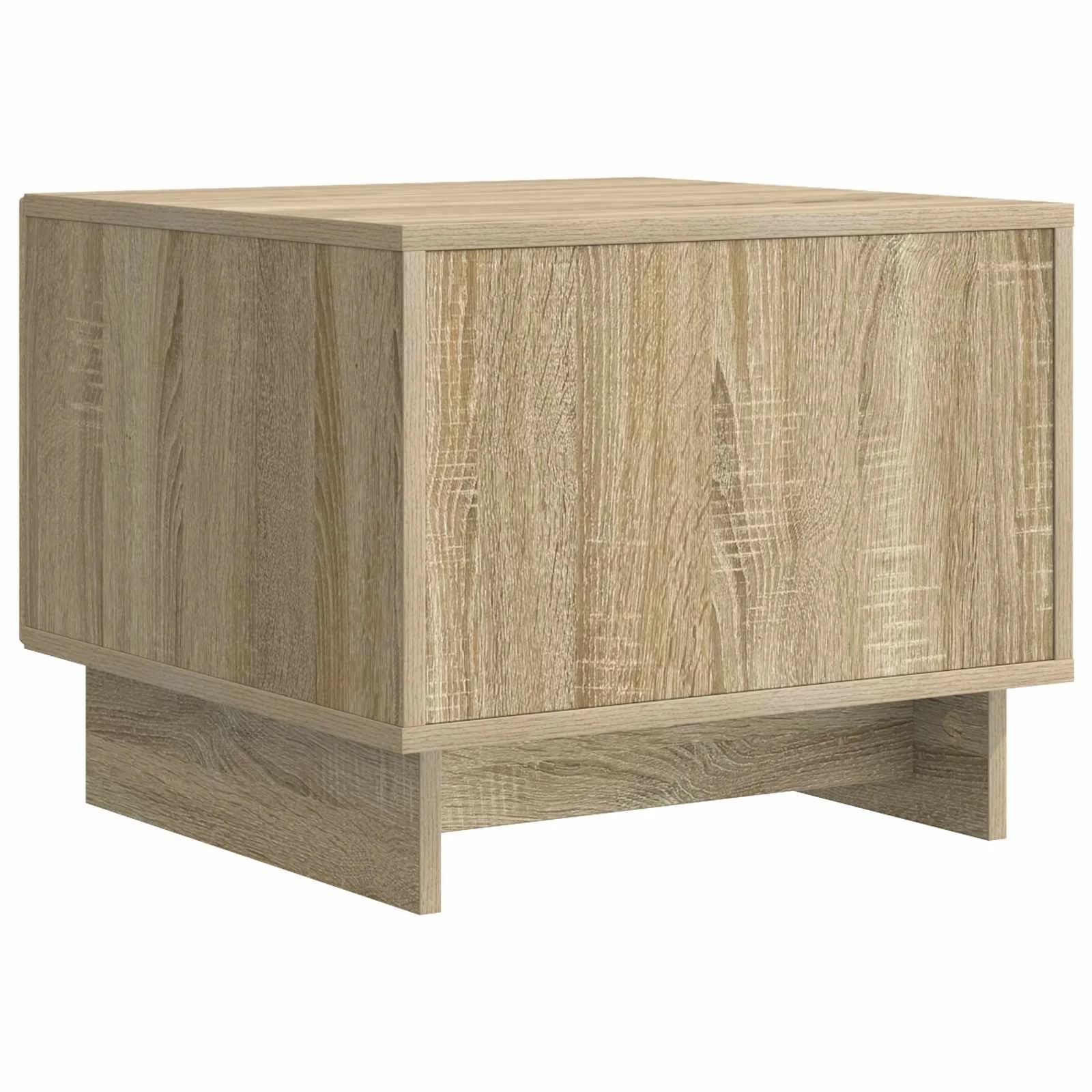 Klubska miza Sonoma hrast 49 x 50 x 40 cm Inženirski les - slika 7