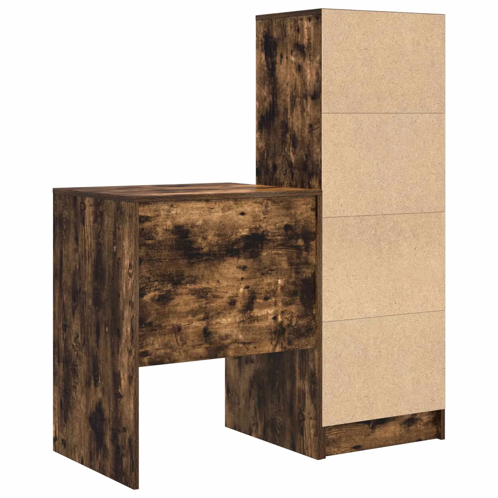 Miza Dimljeni oreh 105,5 x 50 x 127 cm 2 kos - slika 9