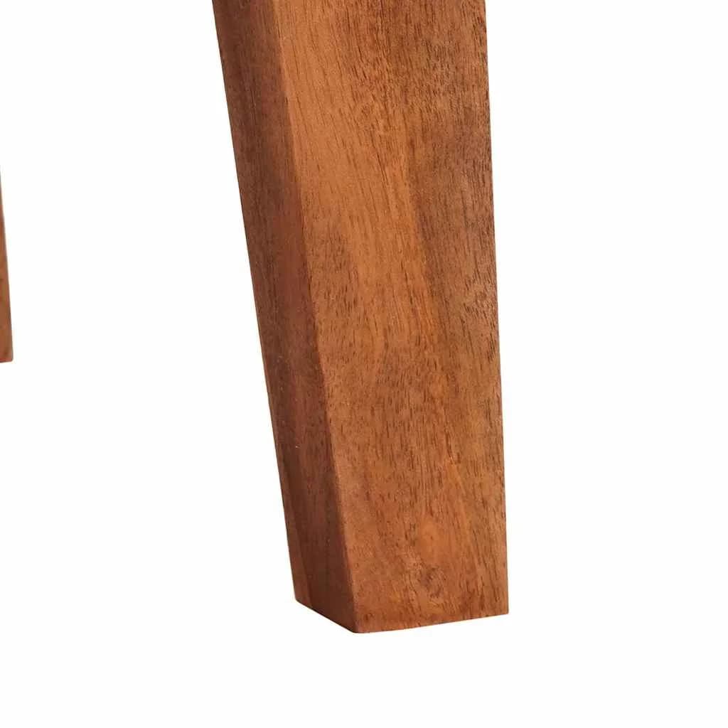 Stranska miza Rjava 40 x 32 x 46 cm Trdna obnovljena les - slika 11