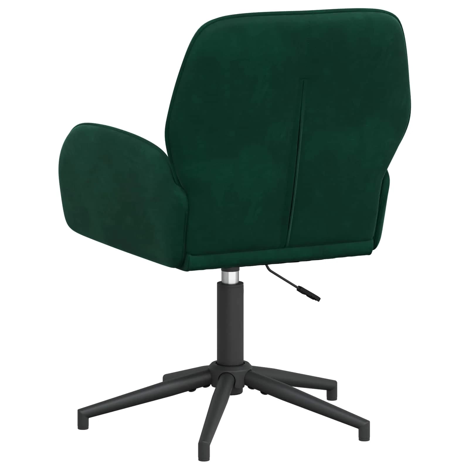 Vrteči pisarniški stoli 2 kos 54 x 55 x 90 cm Temno zelena - slika 5