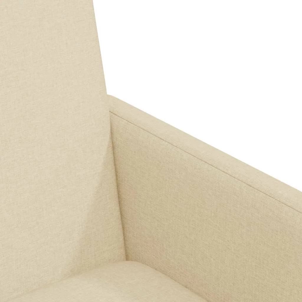 Jedilni stoli s kolesi 2 kos blago krema 57 x 66 x 94 cm - slika 7