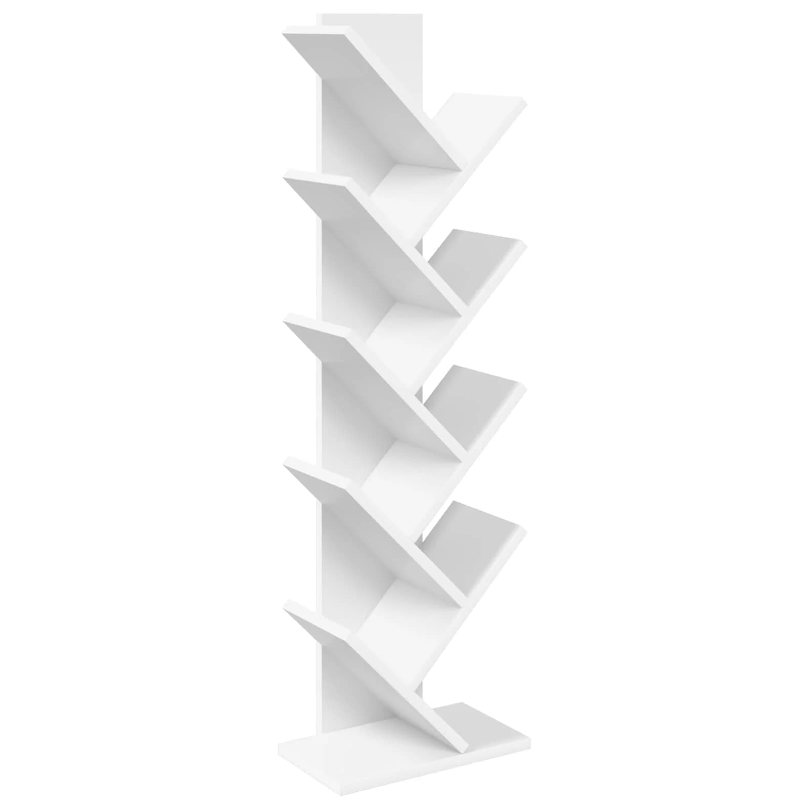 Polica za knjige v obliki drevesa 6-nivojska 30 x 18 x 100 cm - slika 2