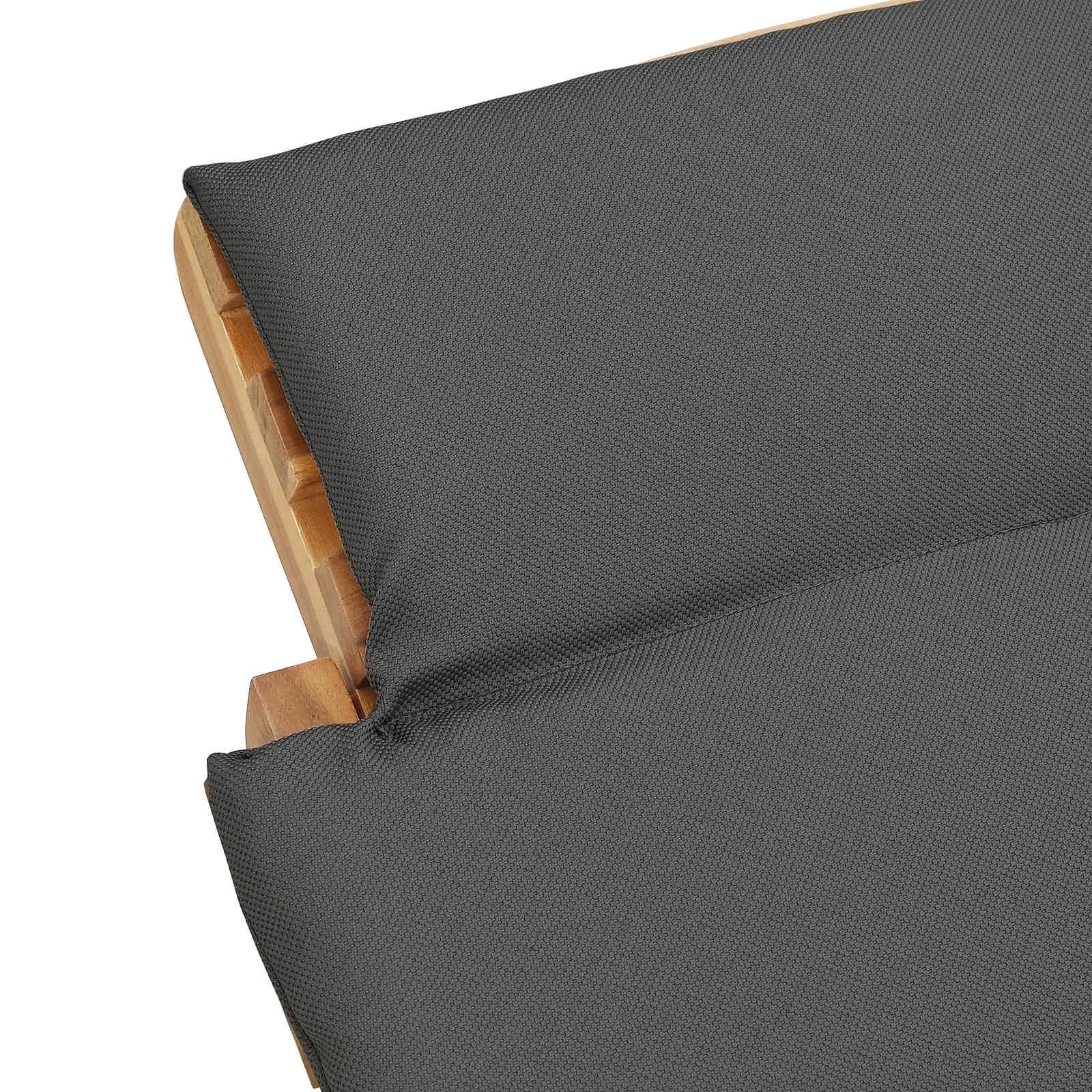 Vrtna ležalnika Rjava 198 x 55 x 58,5 cm Trden tikov les - slika 7