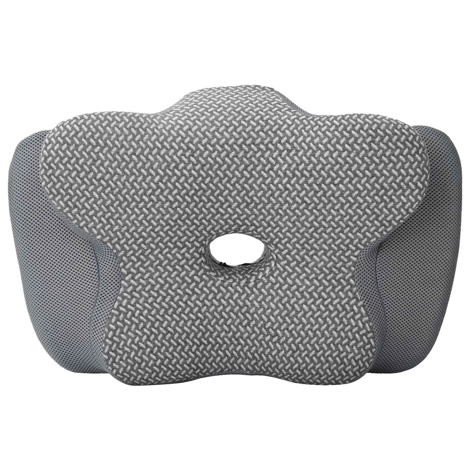 Vzglavnik za vrat Siva Spominska pena 58 x 38 x 12 cm - slika 4