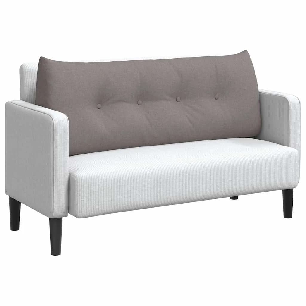 Poglavni vzglavnik Taupe 120 x 24 x 50 cm blago - slika 3