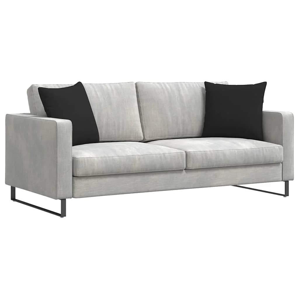 Blazine za kavč 2 pcs Črna 45 x 45 cm blago - slika 3