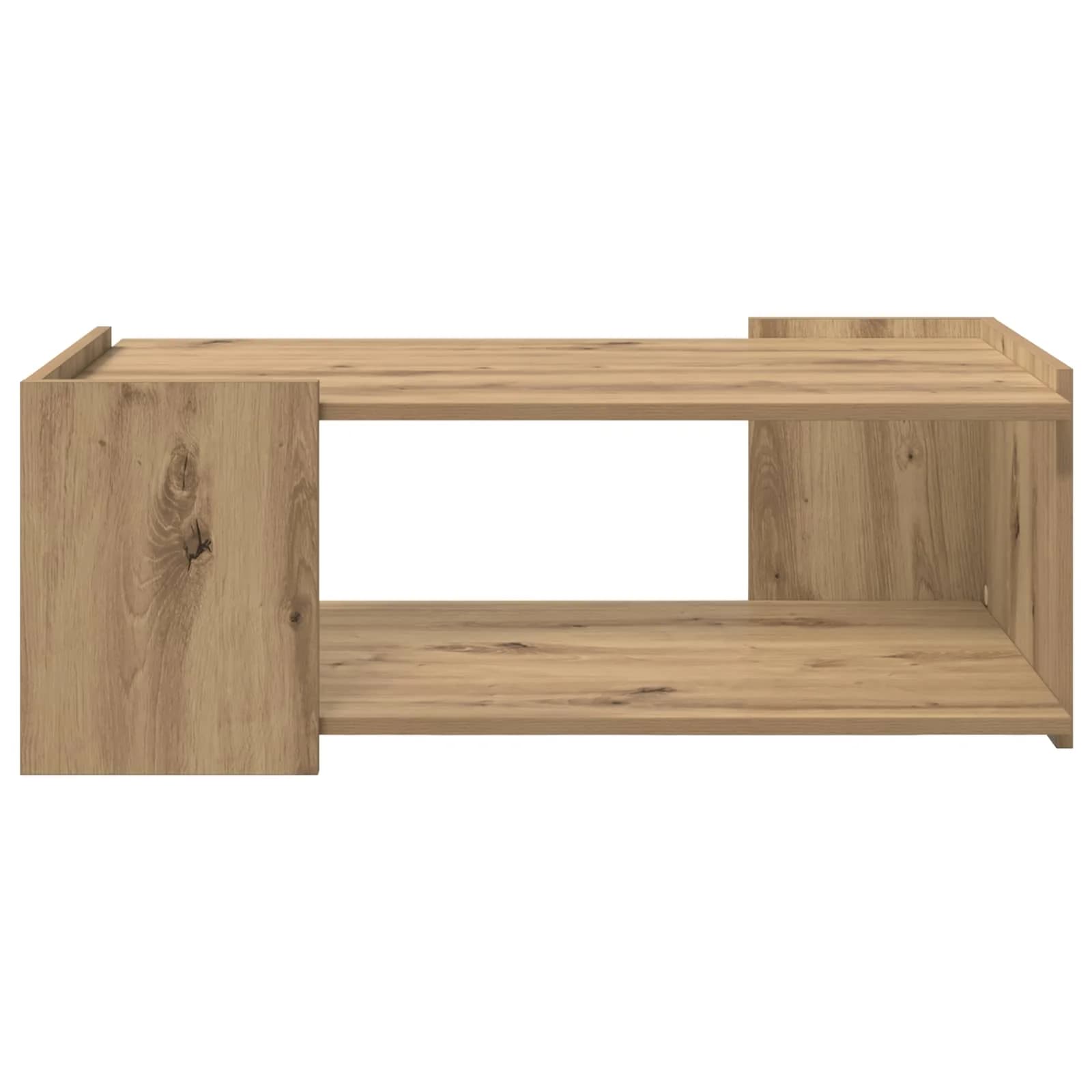 Klubska miza Artisan hrast 90 x 50 x 33 cm Inženirski les - slika 5