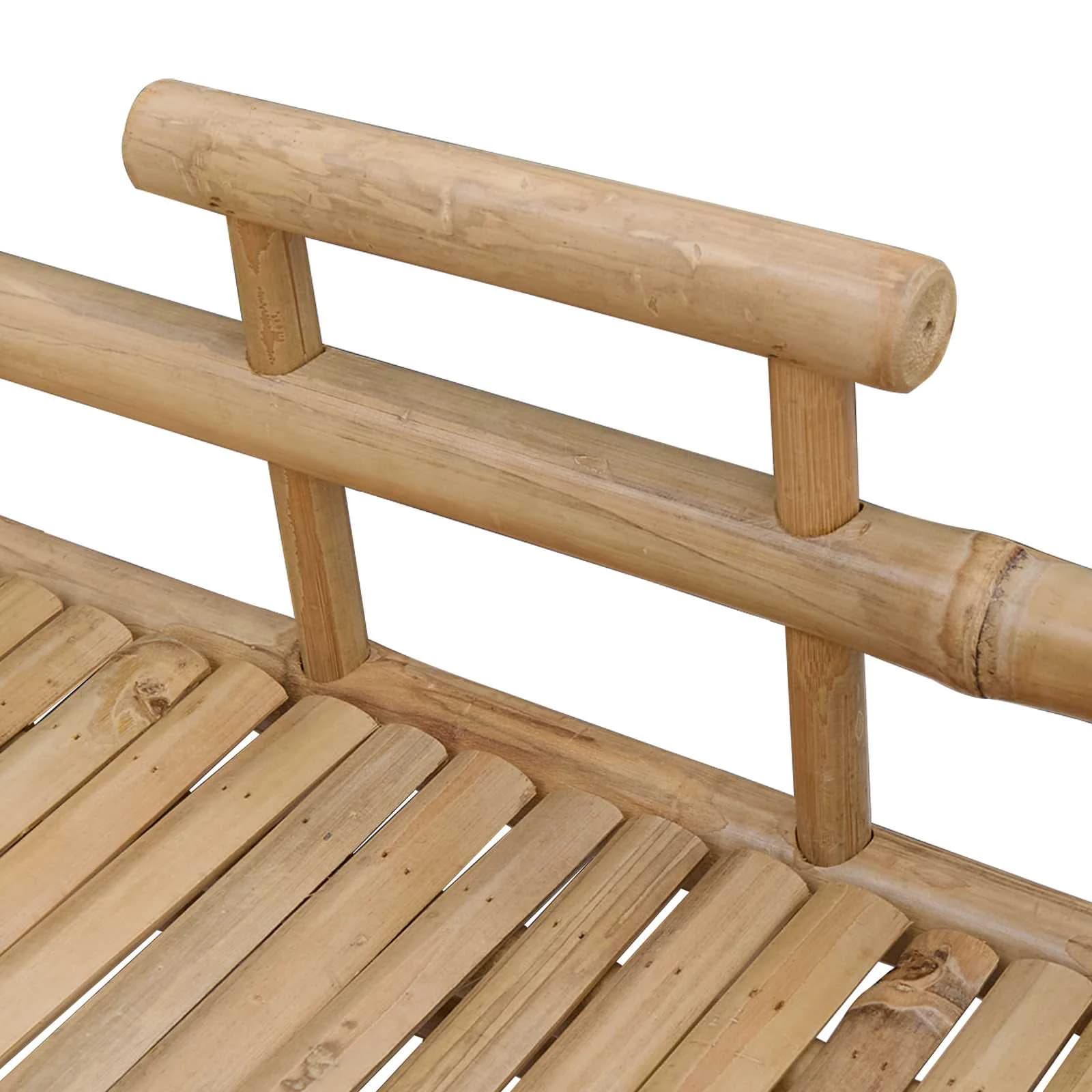Voziček za vino s kolesi Naravna 85 x 50 x 93 cm Bambus - slika 7
