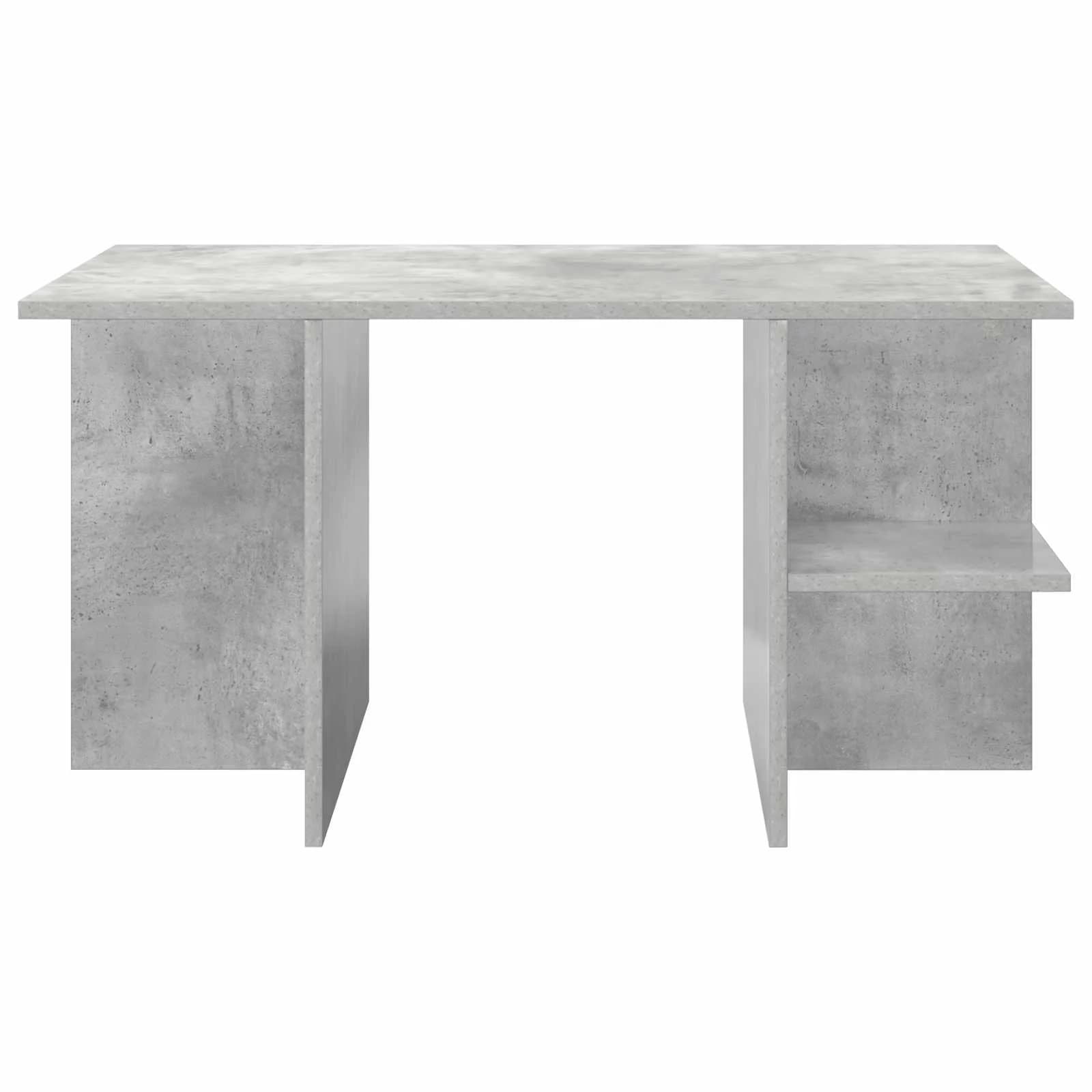 Klubska miza Betonsko siva 87 x 50 x 45 cm Konstruirano leseno - slika 5