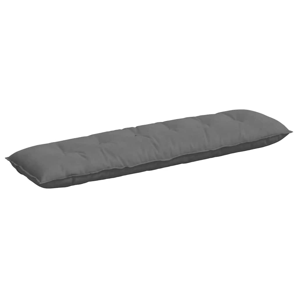 Poglavni vzglavnik Temno siva 180 x 50 cm Mikrofiber tkanina - slika 2