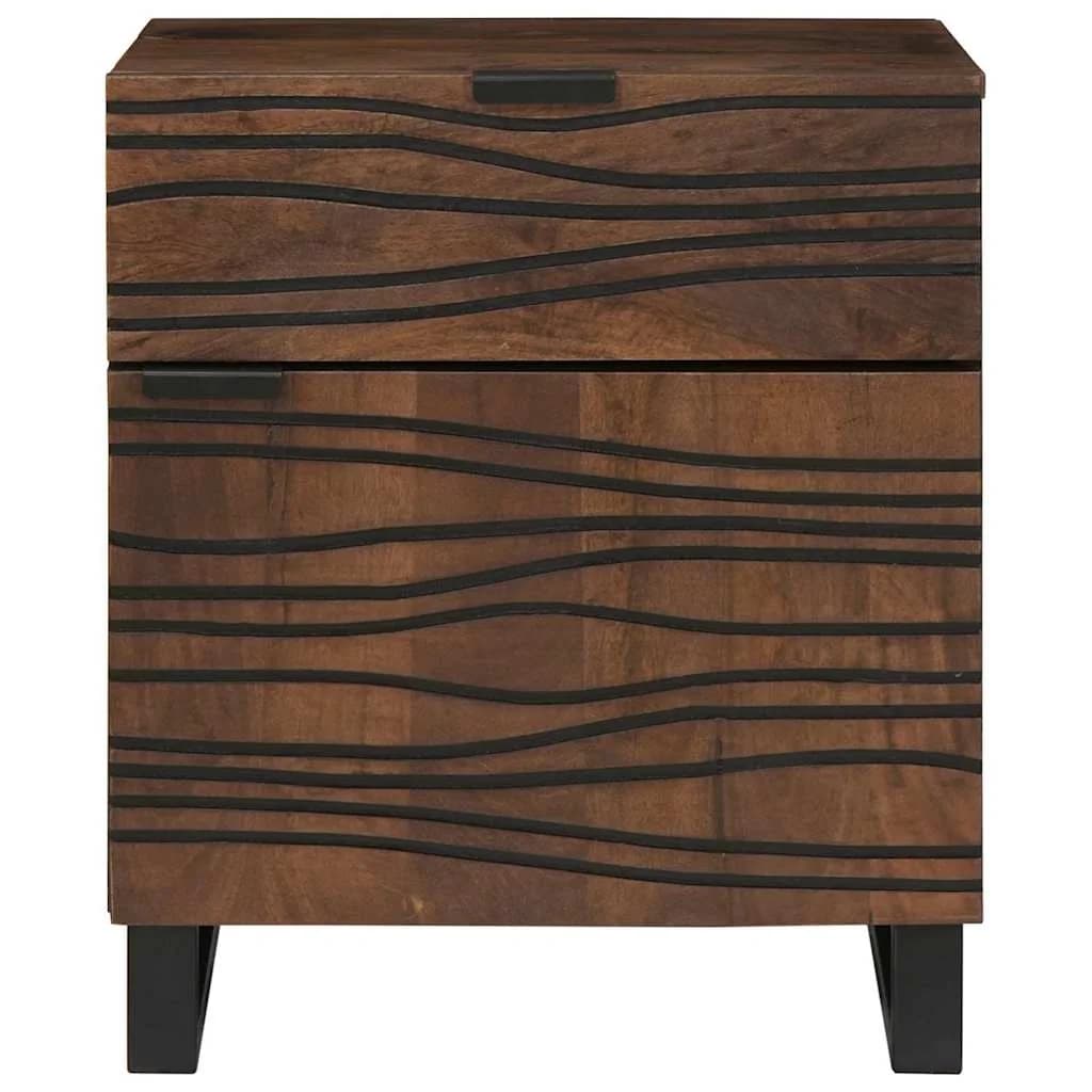 Nočna omarica Oreh 50 x 33 x 60 cm Inženirski les - slika 3
