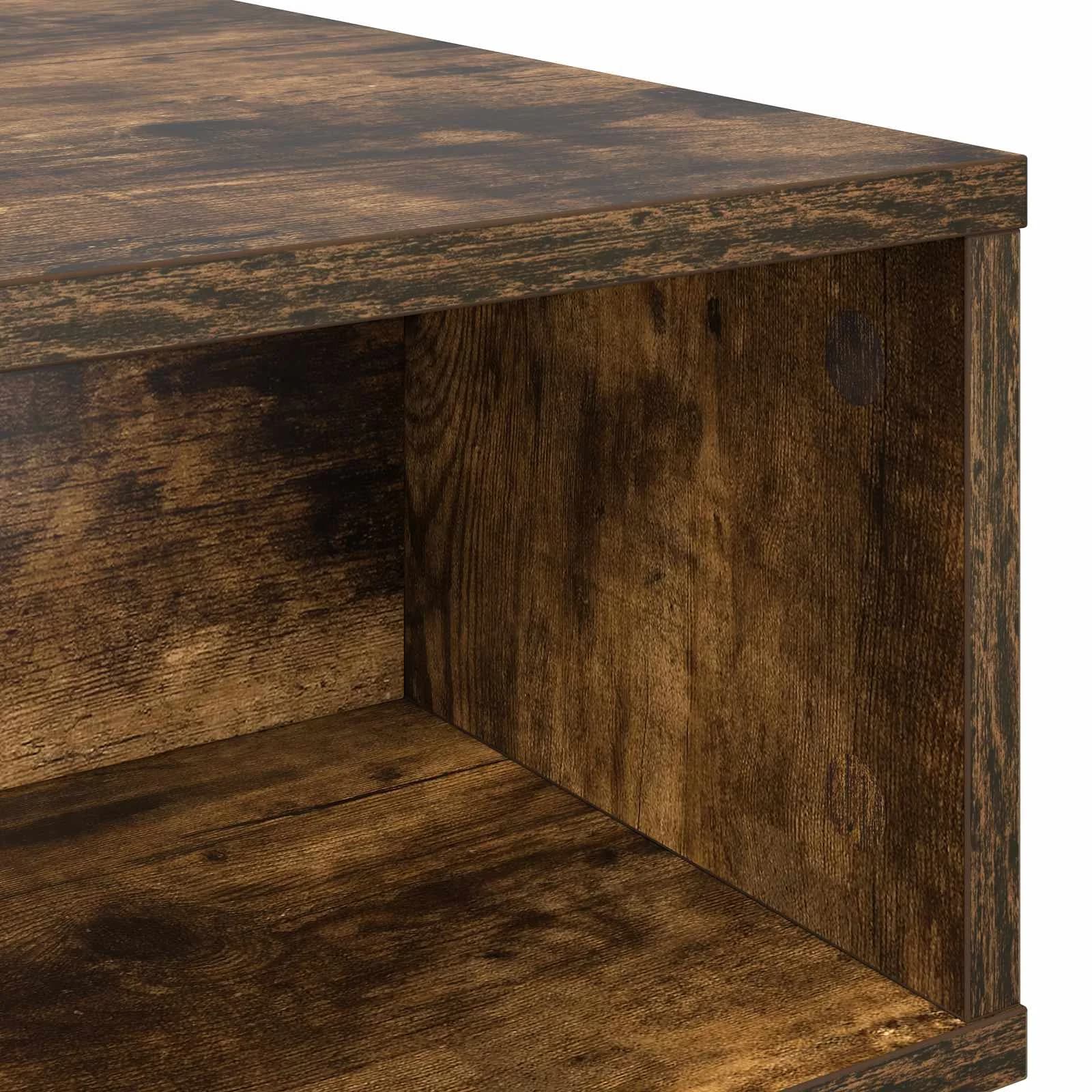 Klubska miza Dimljeni oreh 100 x 46 x 35 cm Inženirski les - slika 8