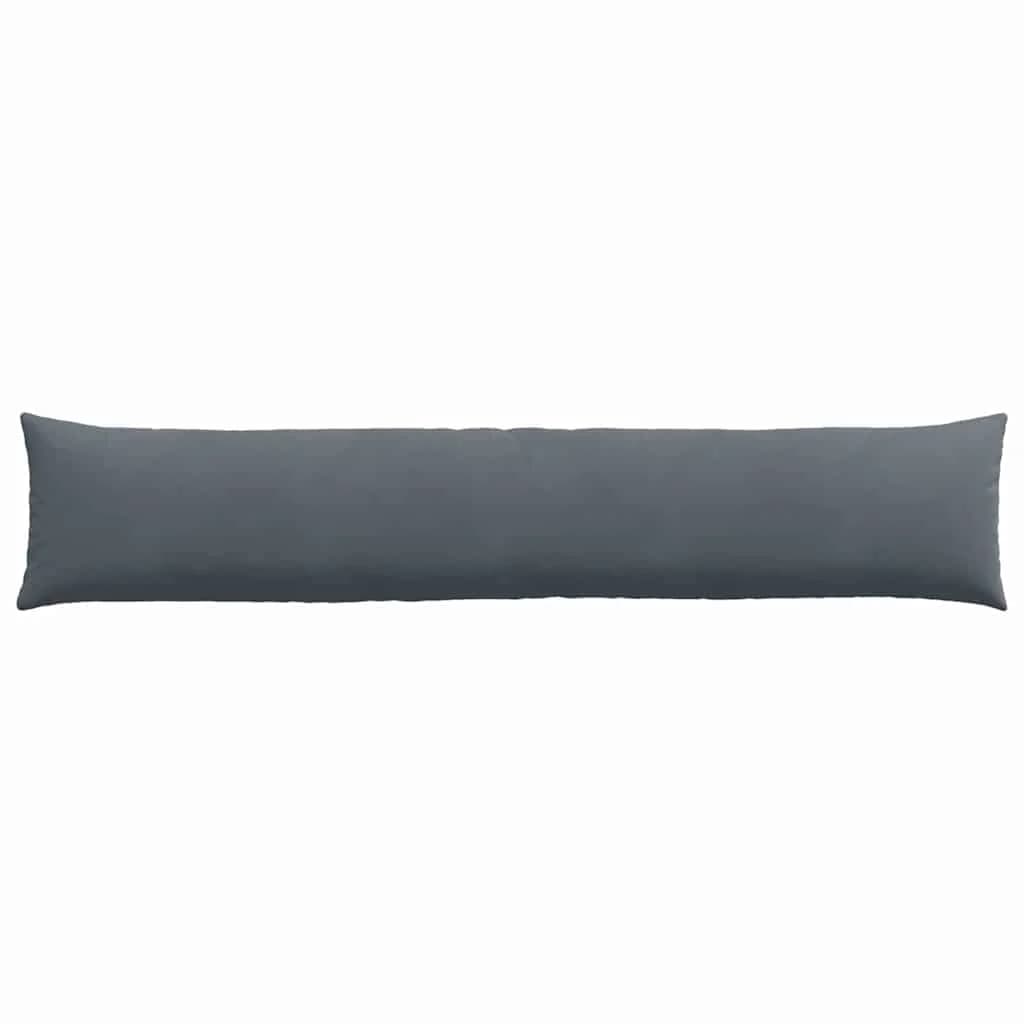 Blazine za kavč 2 pcs Temno siva 200 x 40 cm Žametna tkanina - slika 6