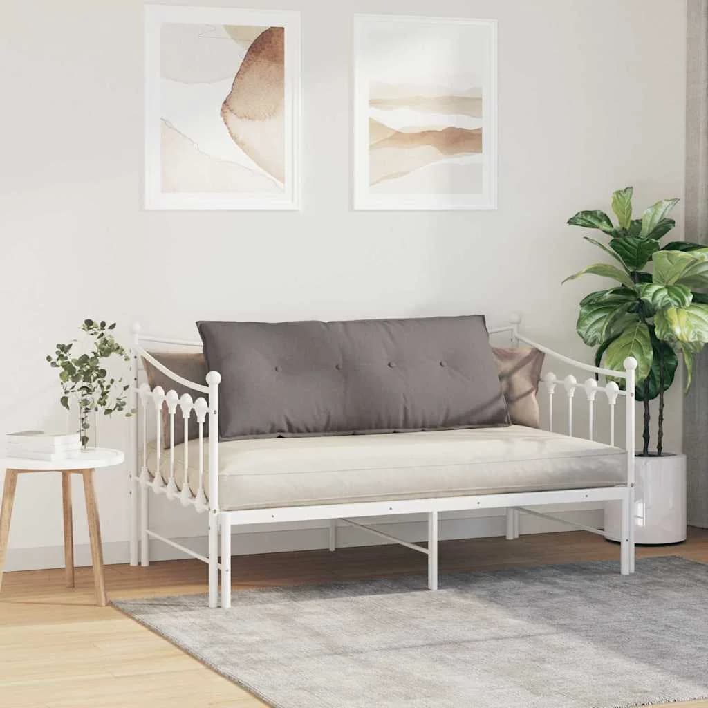 Poglavni vzglavnik Taupe 120 x 19 x 50 cm blago - slika 4