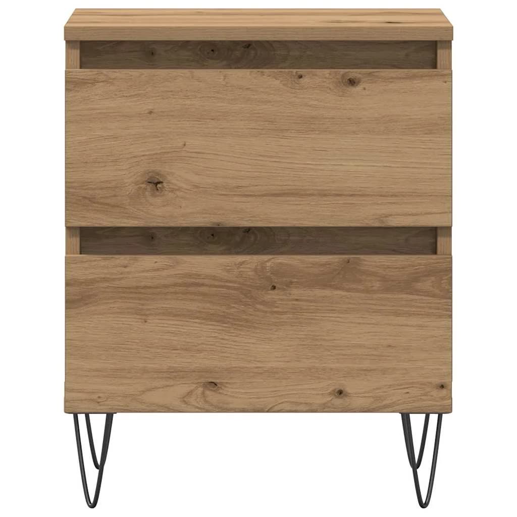 Nočna omarica artisan hrast 40 x 35 x 50 cm Inženirski les - slika 6