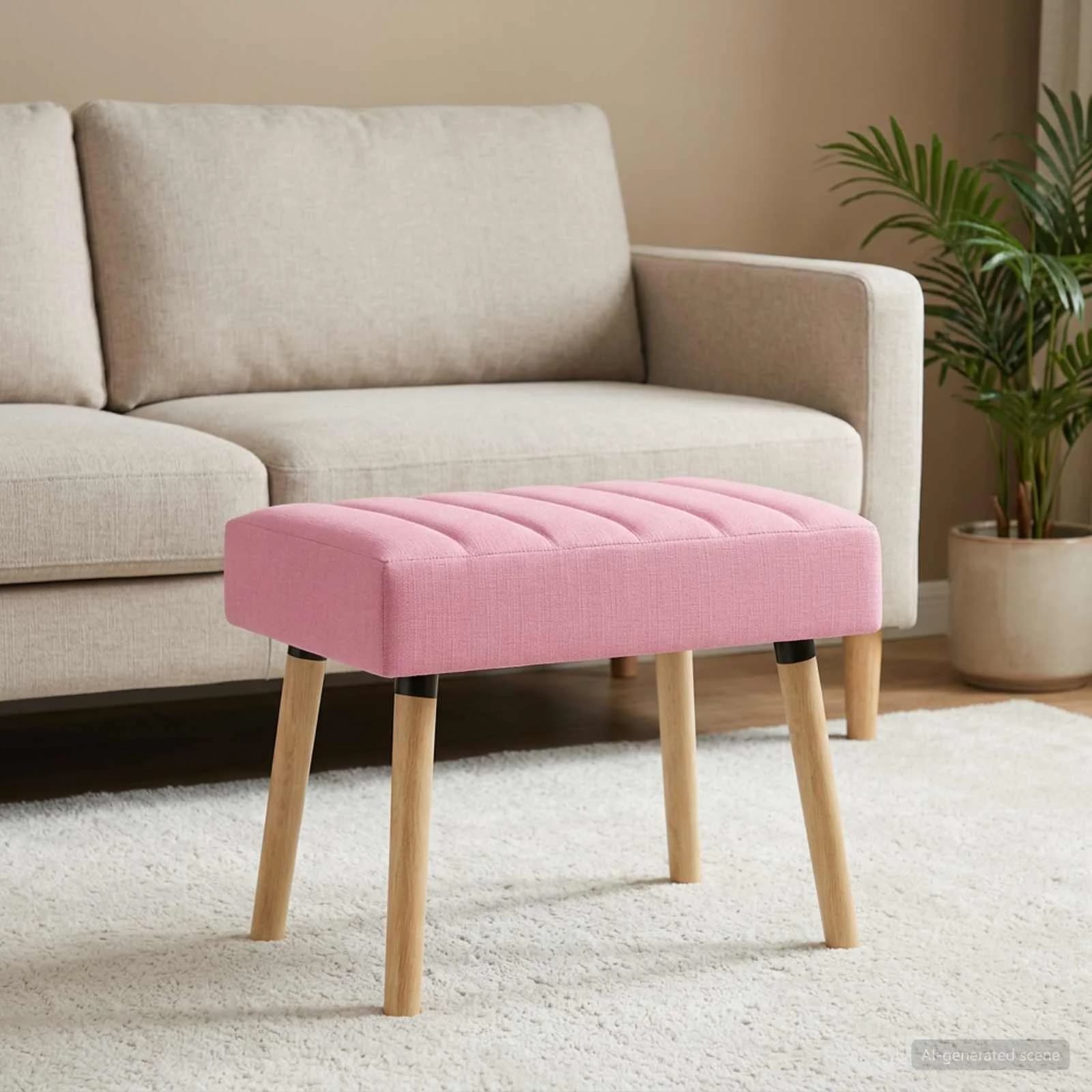 Bench z kanalnim oblazinjenjem Roza 60 x 40 x 45 cm Blago