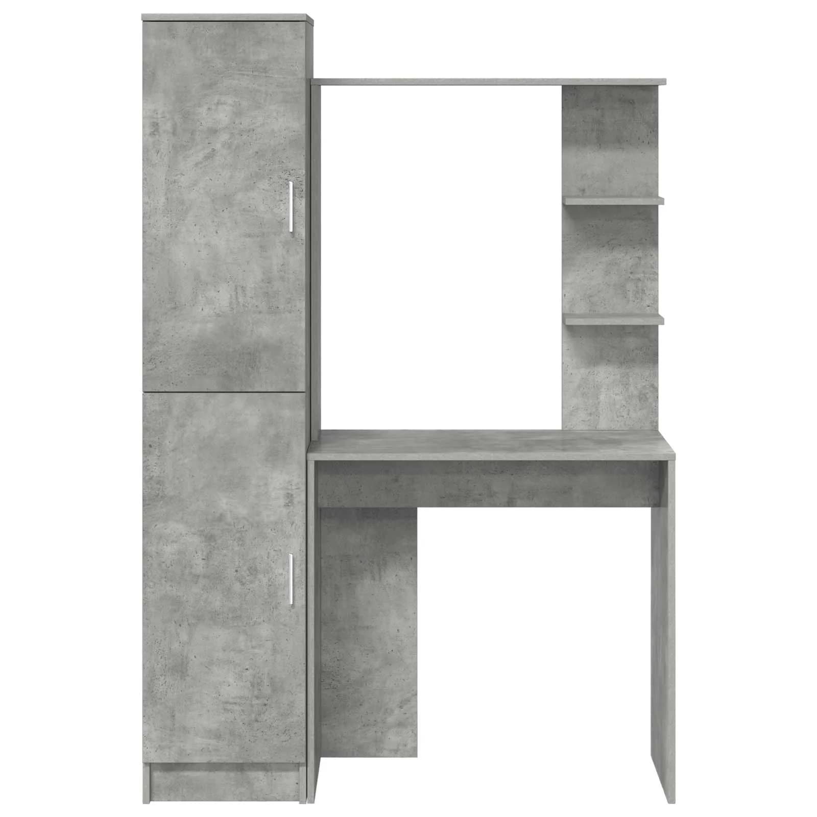 Miza Betonsko siva 113.5 x 39 x 168 cm 2 kos - slika 8
