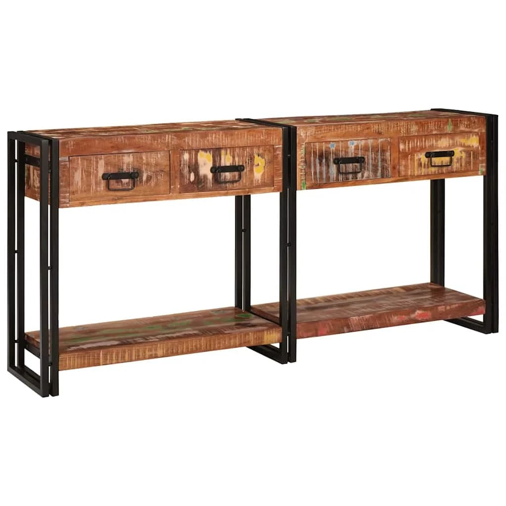 Konzolne mizice 2 kos večbarvno 161 x 33 x 75 cm