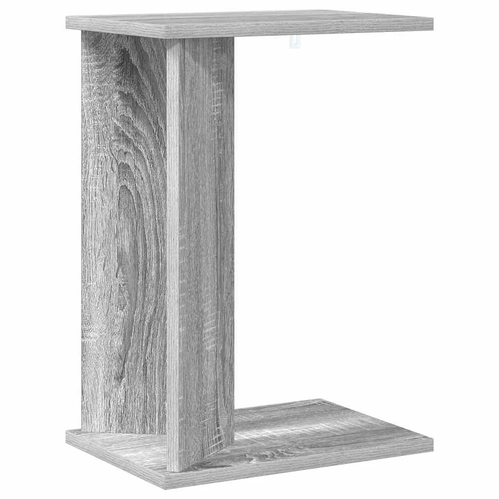 Stranska miza Siva Sonoma 35 x 25 x 50 cm Inženirski les - slika 2