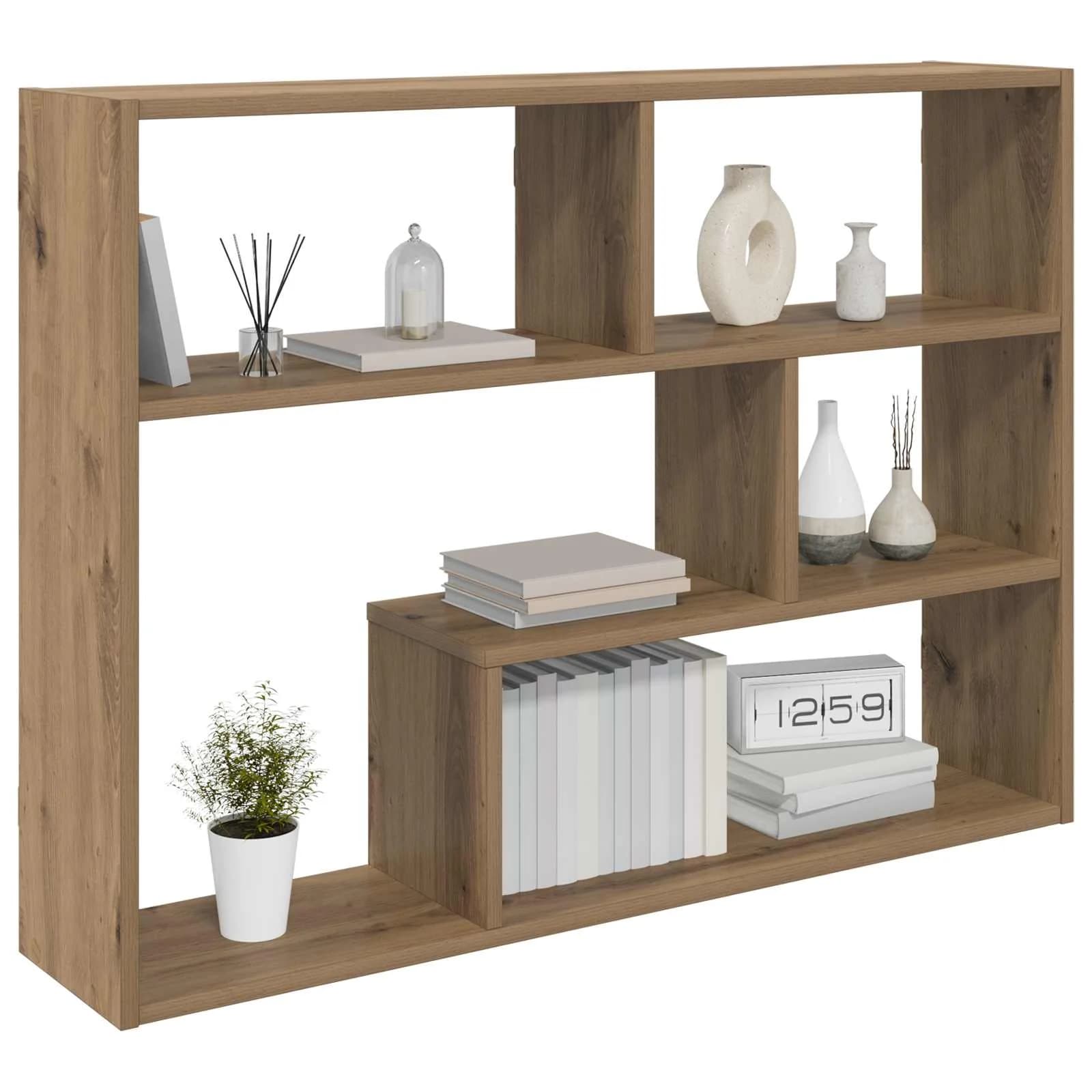 Stenska polica Montaža za steno Artisan hrast 95 x 20 x 69,5 cm - slika 3