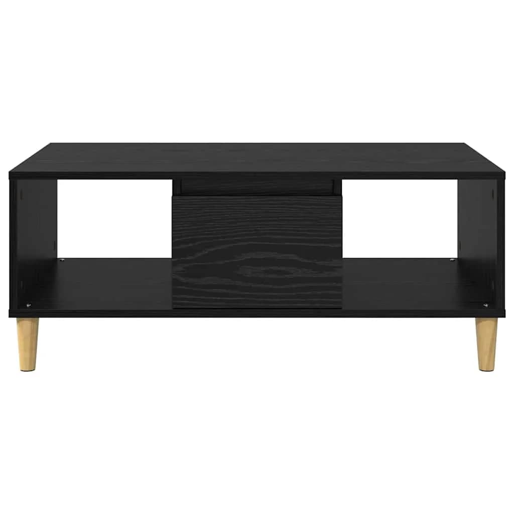 Klubska miza Črna Orehovina 90 x 50 x 26.5 cm Inženirski les - slika 6