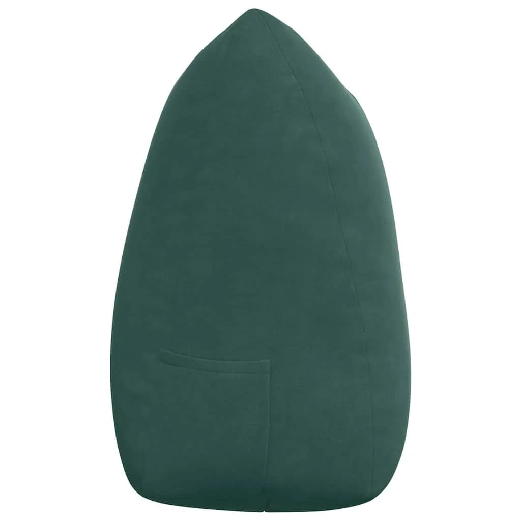 Poglavni vzglavnik Temno zelena 140 x 24 x 50 cm Žamet - slika 7