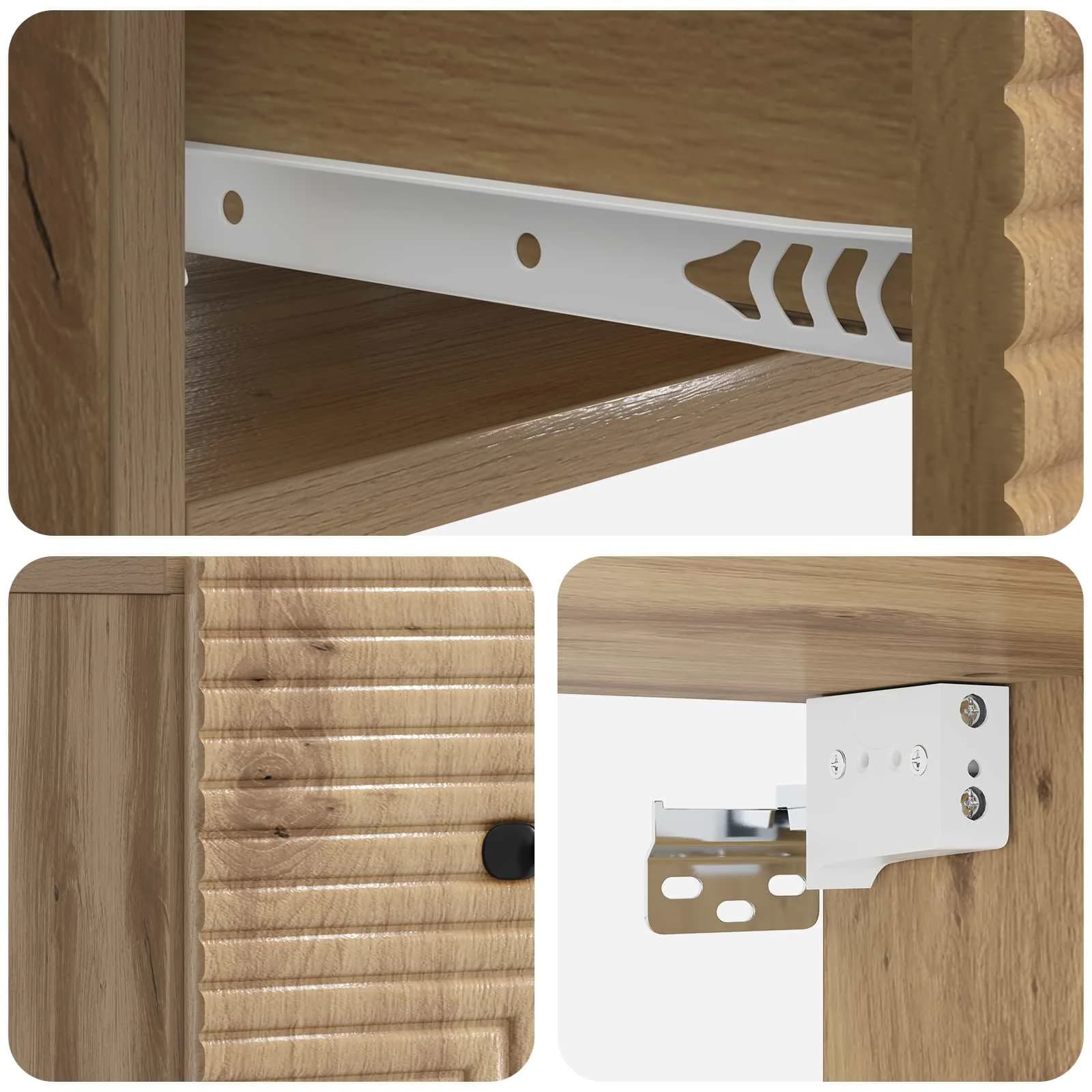 Stenski nočni omarici Artisan hrast 34,5 x 33 x 20 cm - slika 8