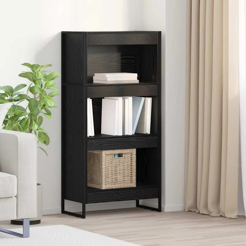 Knjigovni omar 60 x 30 x 121 cm Inženirski les Črna Orehovina