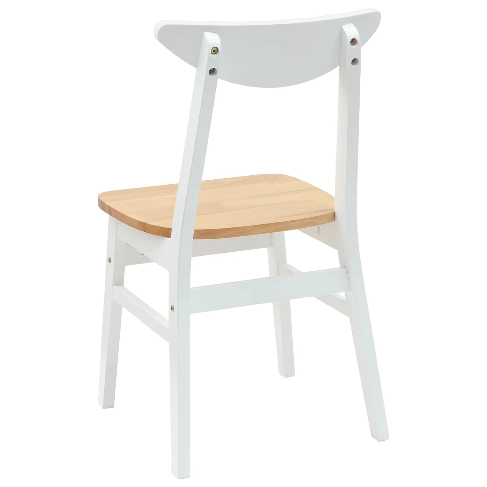Jedilni stoli 2 kos Masivno gumovo les Bela 42 x 47,5 x 81 cm - slika 7